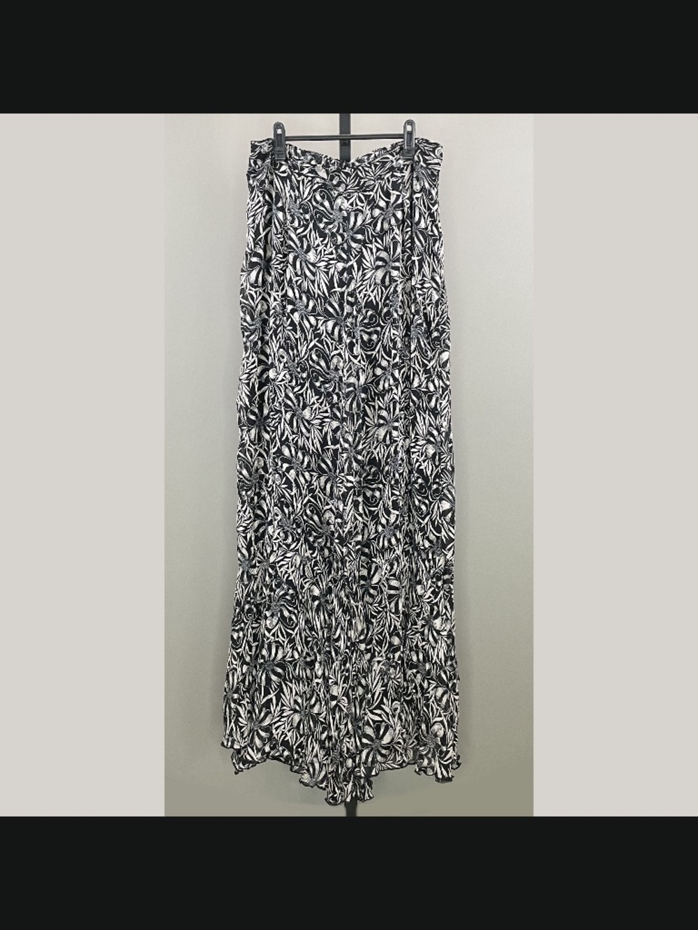 NEW Anthropologie Florence Balducci Pants Womens 16 tall black pink floral boho